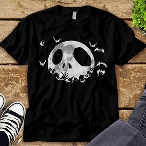 Jack Skellington Disney Nightmare Before Christmas Lunarset Unisex Tee T-shirt